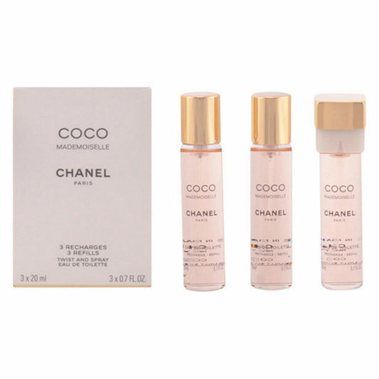 Women's Perfume Coco Mademoiselle Chanel Coco Mademoiselle EDT 3 x 20 ml 20 ml