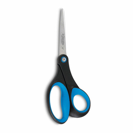Kitchen Scissors 3 Claveles 8" Stainless steel Blue