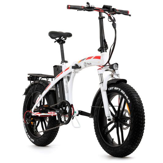 Electric Bike Youin BK1600W DUBAI White 20" 25 km/h