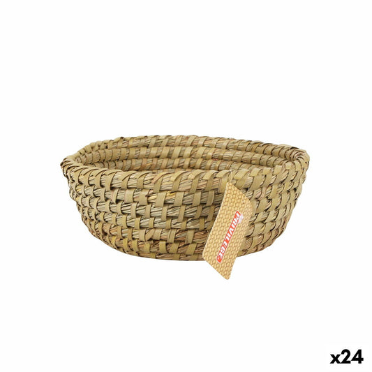 Multi-purpose basket Privilege wicker Circular ø 22 x 8 cm (24 Units)