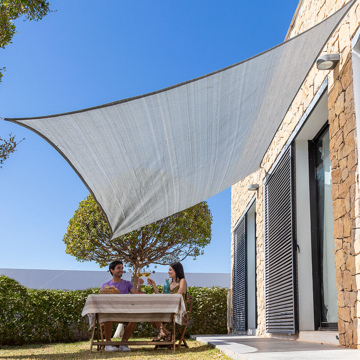 Rectangular Shade Sail Reshad InnovaGoods 3 x 4 m