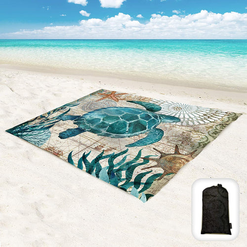 205/270cm Oversized Beach Blanket Sand Proof Waterproof  Free Bench  Mat Portable Beach Travel Accessories - YOKE FINDS 🇮🇪 IE 