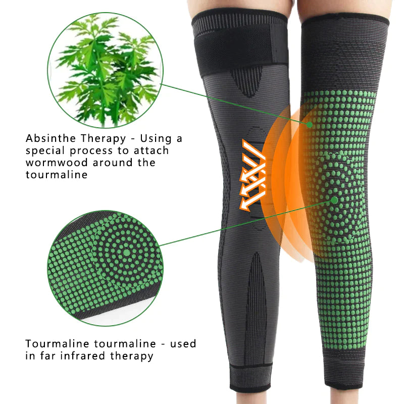 1Pc Leg healthy acupressure self-heating shaping knee sleeves - yokefinds.ie