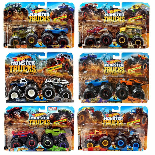 Monster Truck Hot Wheels Demolition Doubles 2 Units 1:64