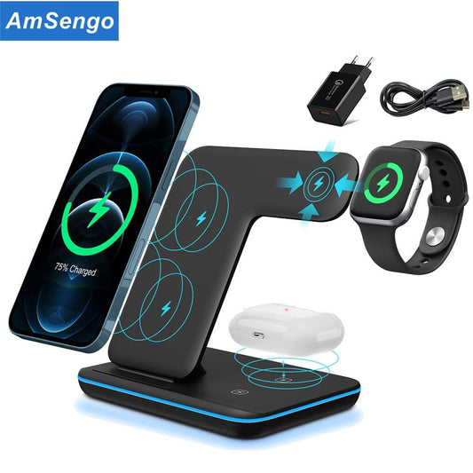 Wireless Charging Stand For Apple Watch And Iphone - yokefinds.ie