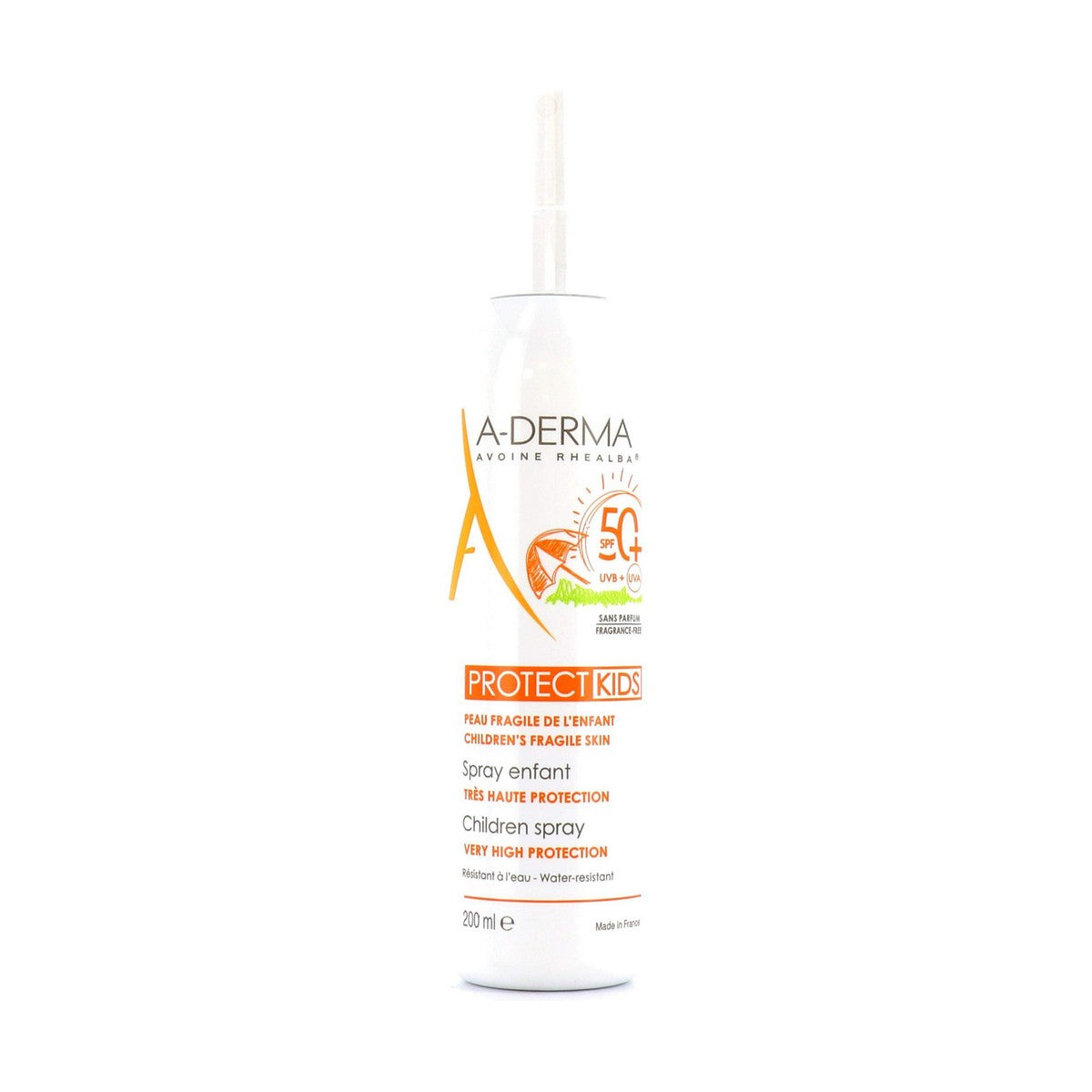 Sunscreen Spray for Children A-Derma Protect Kids SPF 50+ (200 ml) - YOKE FINDS 🇮🇪 IE 