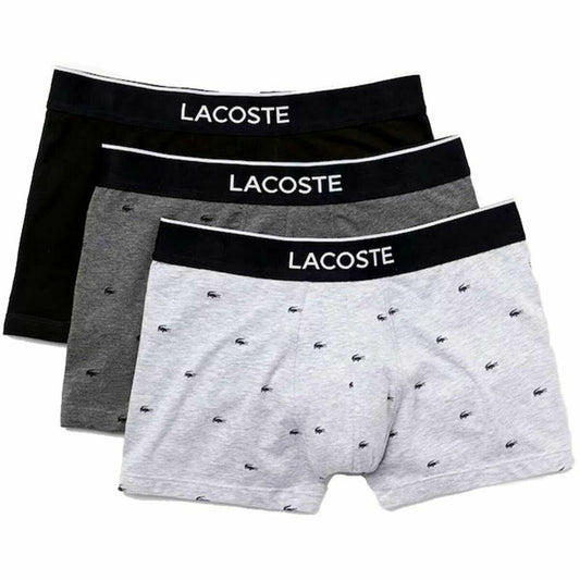 Pack of Underpants Lacoste Stretch Grey