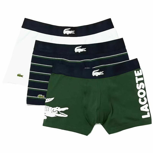 Pack of Underpants Lacoste Stretch Green