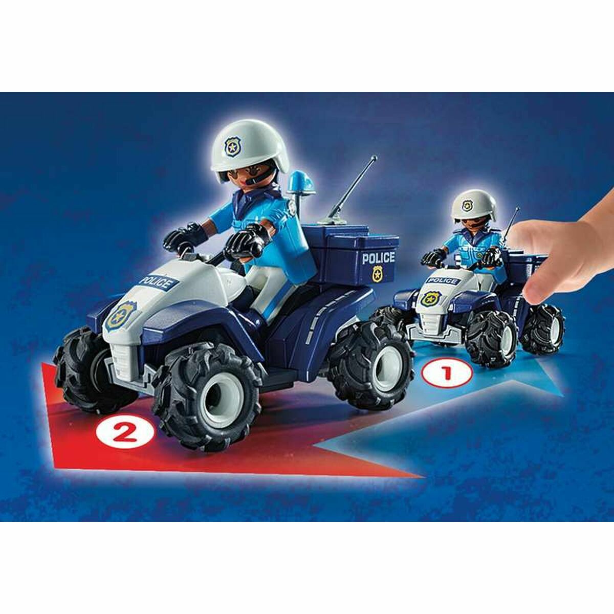 Vehicle Playset Playmobil Speed Quad City Action 71092 Police Officer (21 pcs) - YOKE FINDS 🇮🇪 IE 