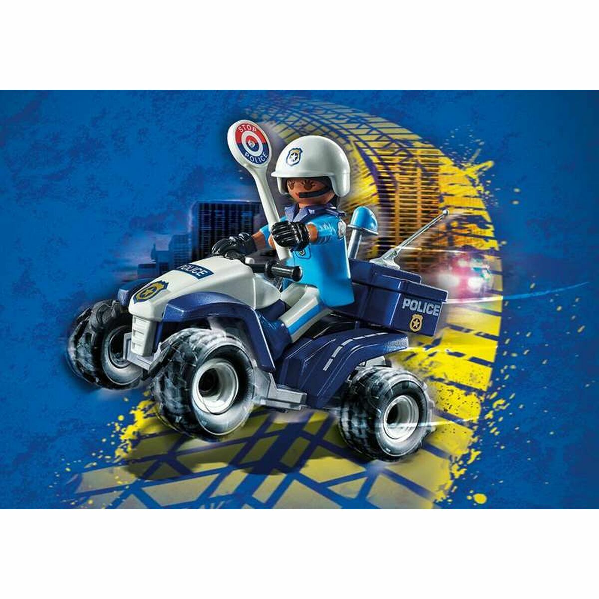 Vehicle Playset Playmobil Speed Quad City Action 71092 Police Officer (21 pcs) - YOKE FINDS 🇮🇪 IE 