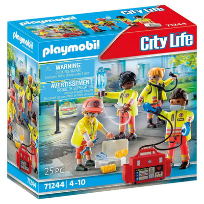 Playset Playmobil 71244 City Life Rescue Team 25 Pieces - YOKE FINDS 🇮🇪 IE 