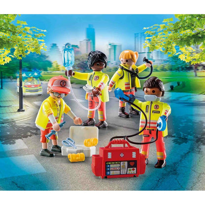 Playset Playmobil 71244 City Life Rescue Team 25 Pieces - YOKE FINDS 🇮🇪 IE 