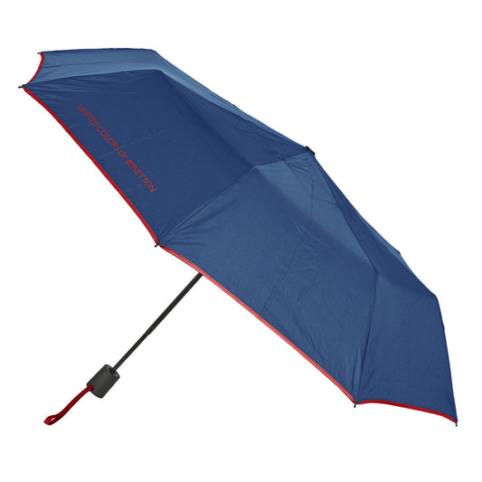 Foldable Umbrella Benetton Navy Blue (Ø 93 cm) - Yokefinds Ireland