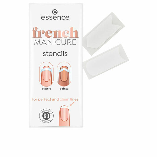French Manicure Kit Essence   Stencils 60 Pieces