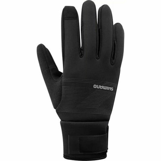 Cycling Gloves Shimano Windbreak Thermal Black