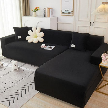 Shaped Sofa Velvet Covers for Living Room - yokefinds.ie