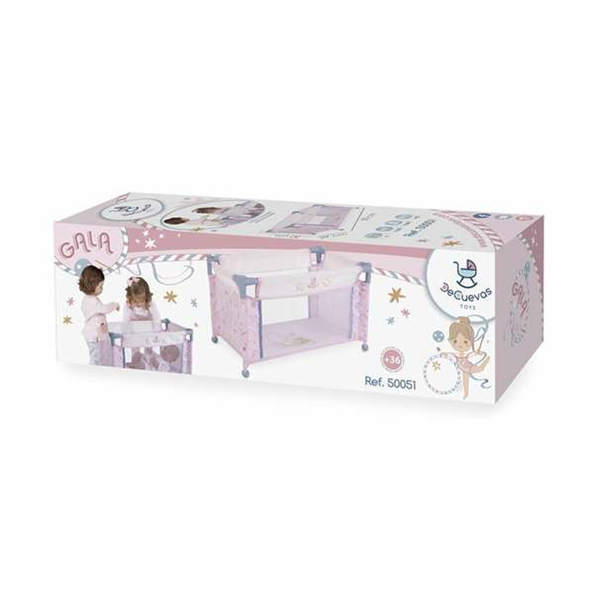 Cradle for dolls Decuevas Gals 30 x 29 x 50 cm - Yokefinds Ireland