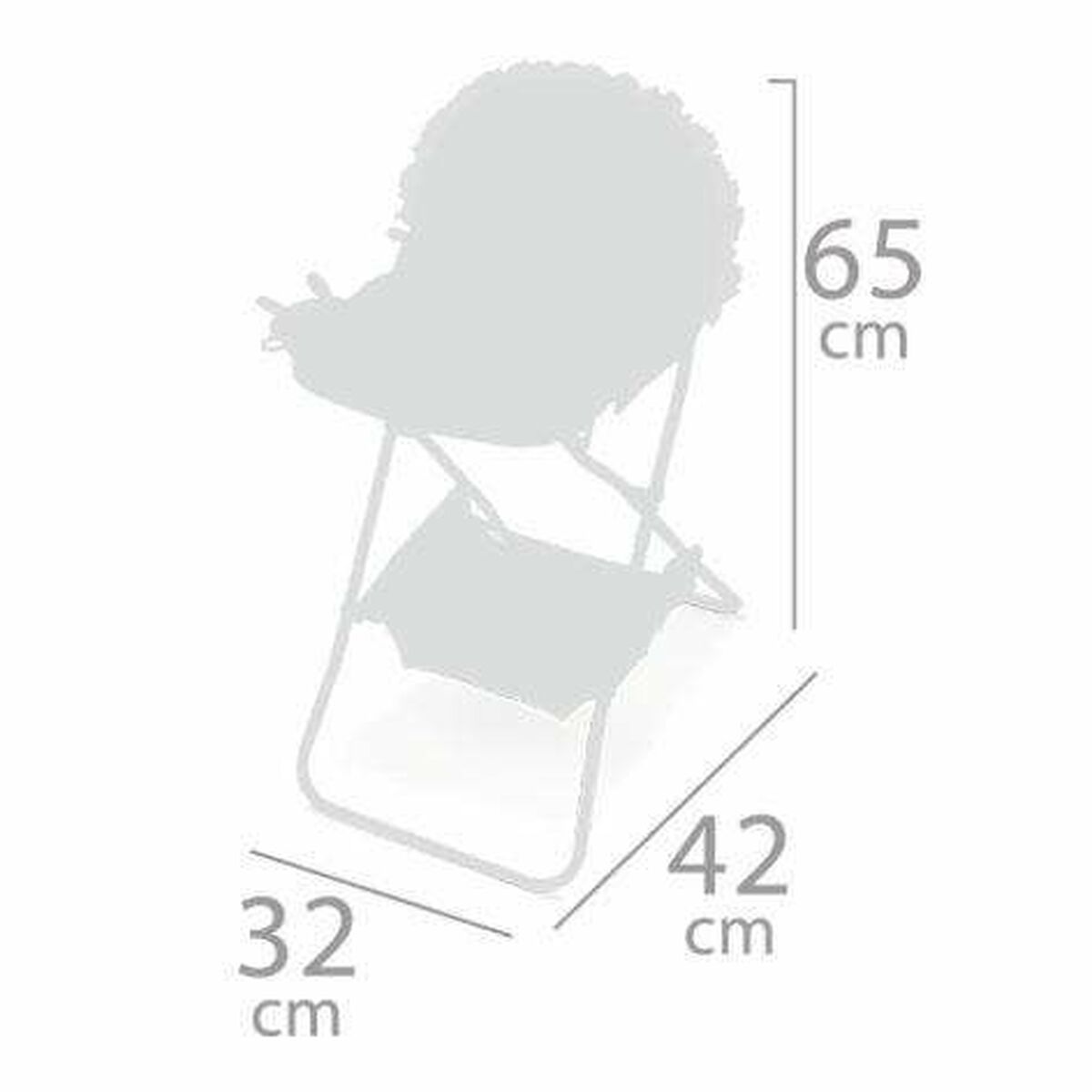 Chair for Dolls Decuevas Ocean Fantasy  Highchair 65 x 32 x 42 cm - Yokefinds Ireland