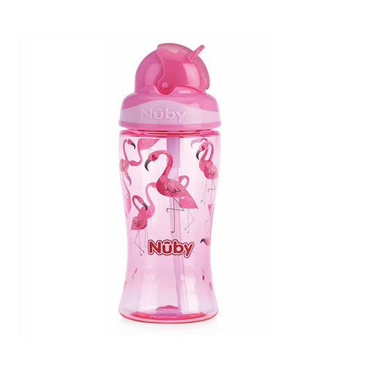 Training Glass Nûby Flip-it Pink flamingo 360 ml - YOKE FINDS 🇮🇪 IE 