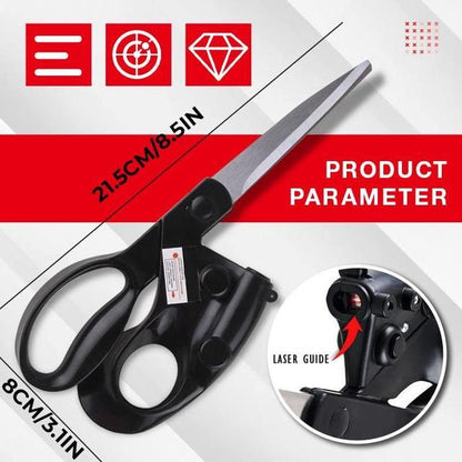 Sharp Laser Guided Scissors - yokefinds.ie