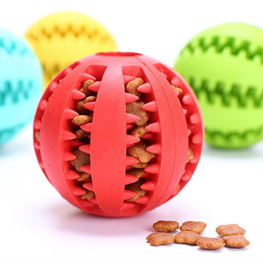 Rubber Balls Chewing Pet Toys - yokefinds.ie