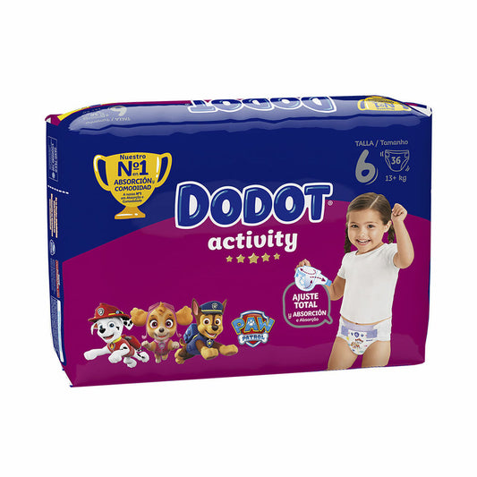 Nappies Dodot Activity 6 +13 kg (36 Units) - YOKE FINDS 🇮🇪 IE 