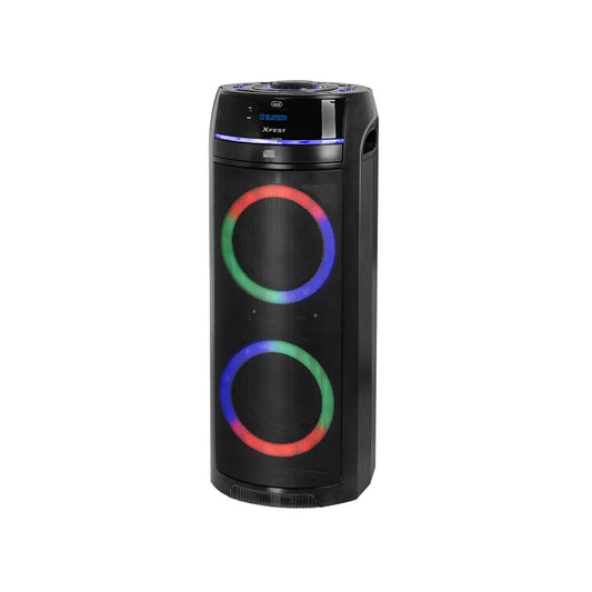 Portable Bluetooth Speakers Trevi XF 900 CD Black Multicolour 4 W