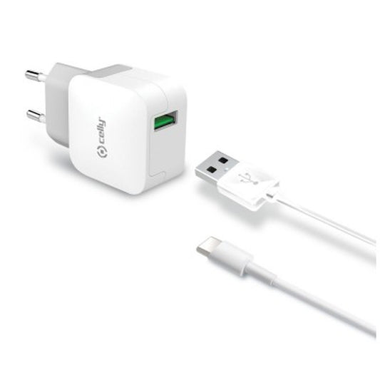 Portable charger Celly TCUSBTYPEC White