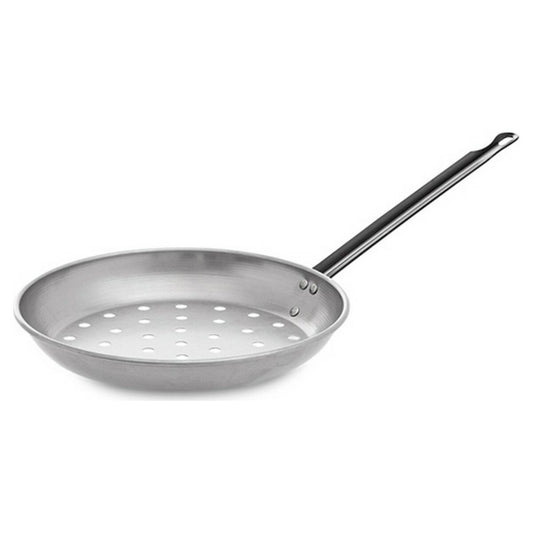Pan for Roasting Chestnuts Vaello Silver Steel Ø 26 cm