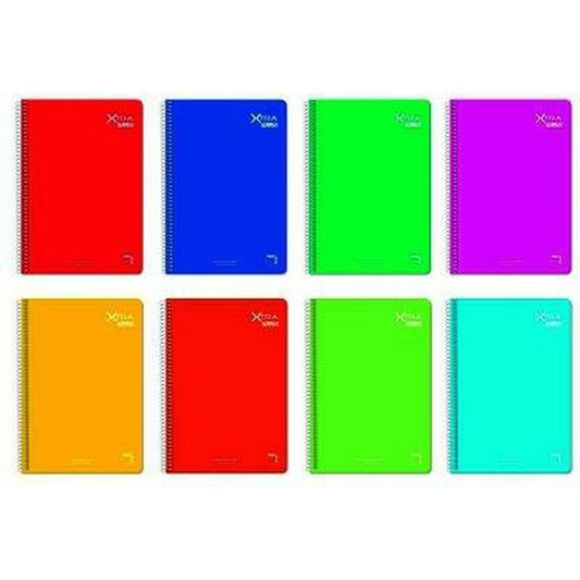 Notebook Pacsa Multicolour Quarto 5 Pieces 80 Sheets