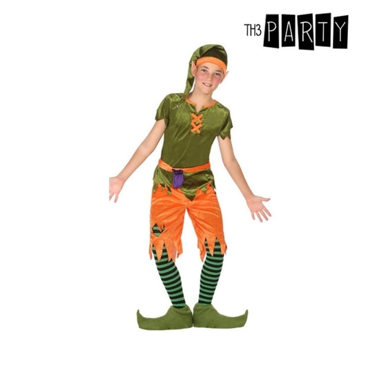 Costume for Children Goblin Green Orange (6 Pcs)