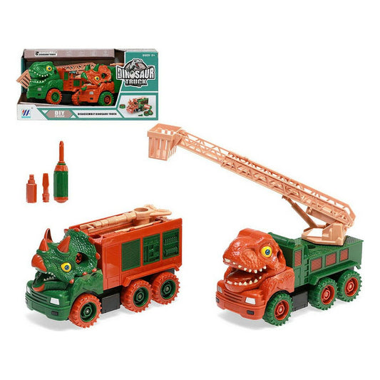 Construction Vehicles Crane Lorry Dinosaurs 31 x 16 cm