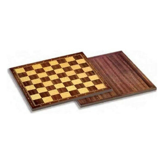Chess and Checkers Board Cayro Wood (40 X 40 cm) - YOKE FINDS 🇮🇪 IE 