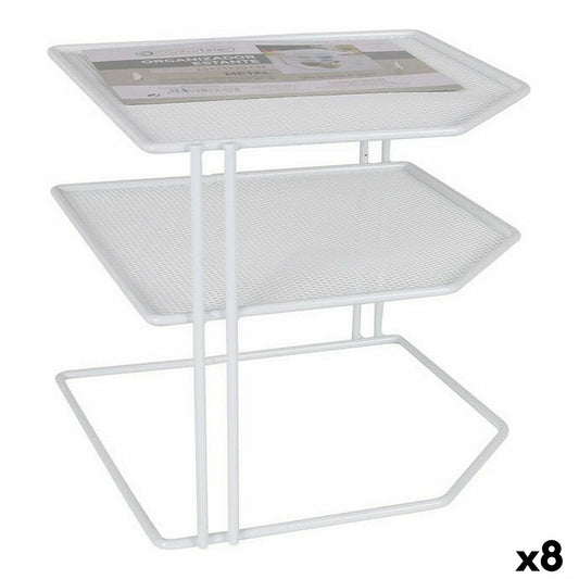Shelve Confortime Organiser White Metal 23 x 23 x 20 cm (8 Units)