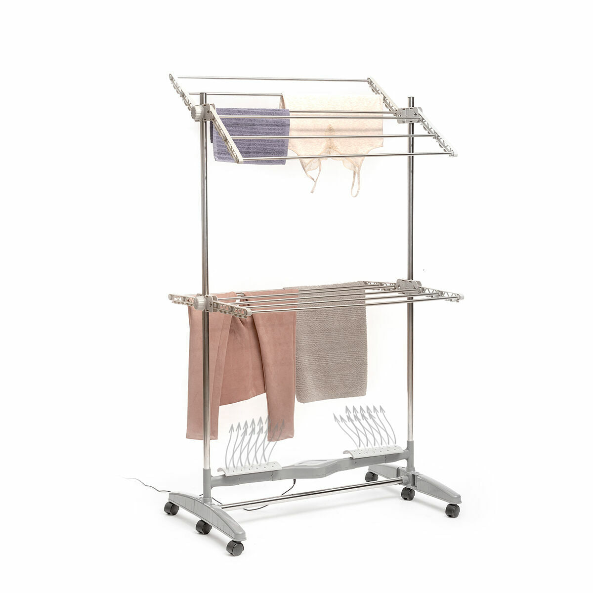 Foldable Electric Drying Rack with Natural Airflow Dryllon InnovaGoods 12 Bars 24 W (Refurbished B)