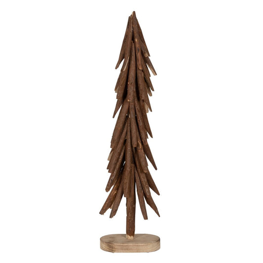 Christmas Tree Brown Paolownia wood 34 x 20 x 108 cm