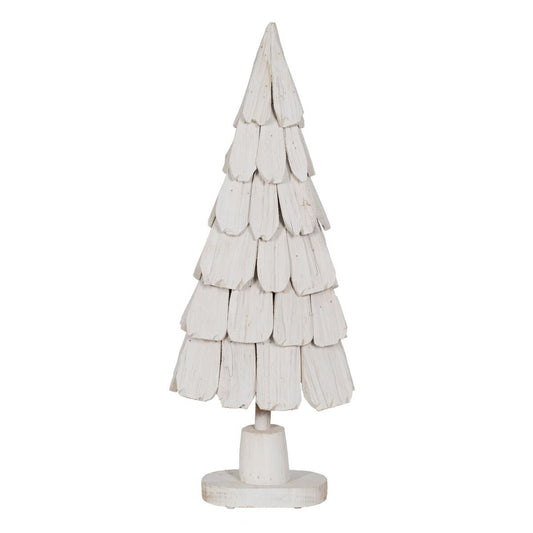 Christmas Tree White Paolownia wood 38 x 20 x 100 cm