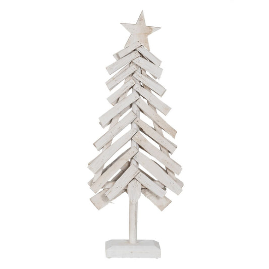 Christmas Tree White Paolownia wood 34 x 11 x 90 cm