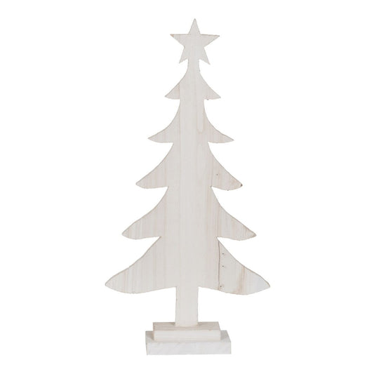 Christmas Tree White Paolownia wood 40 x 2 x 80 cm