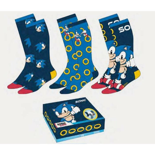 Socks Sonic 36-41 3 Pieces