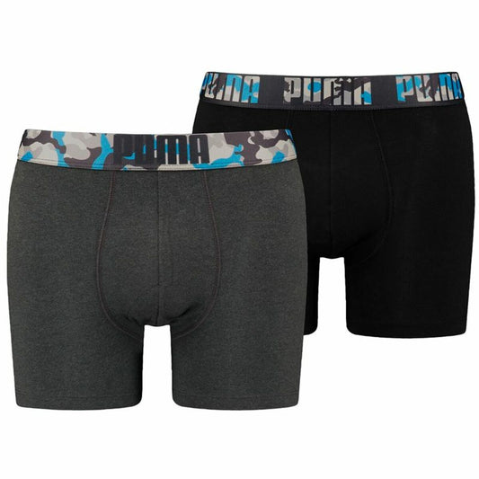 Men's Boxer Shorts Puma  Print Dark grey