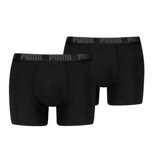 Men's Boxer Shorts Puma BASIC 701226387 002 2 Units Black