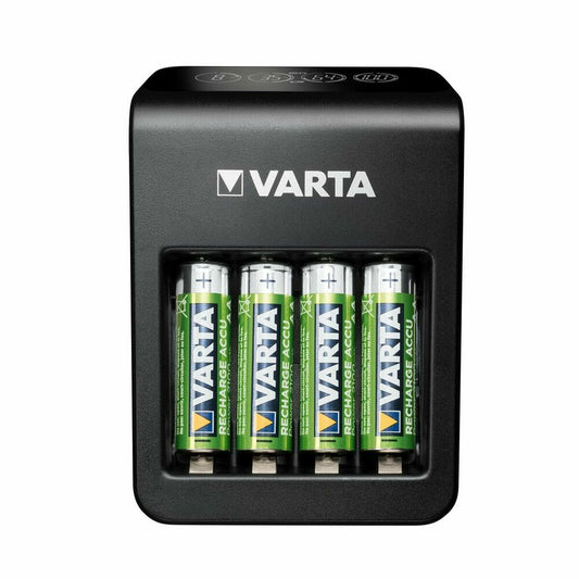 Charger + Rechargeable Batteries Varta LCD Plug Charger+ 200 mAh