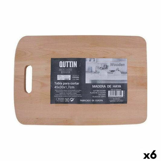 Cutting board Quttin 45 x 30 x 1,7 cm (6 Units)