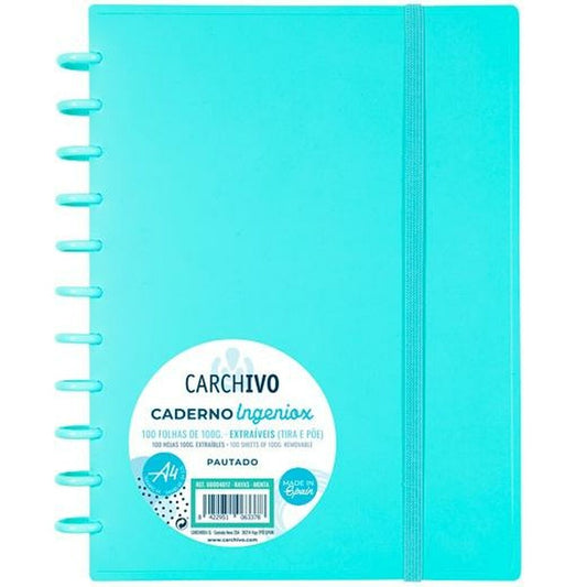 Notebook Carchivo Ingeniox Mint A4 100 Sheets