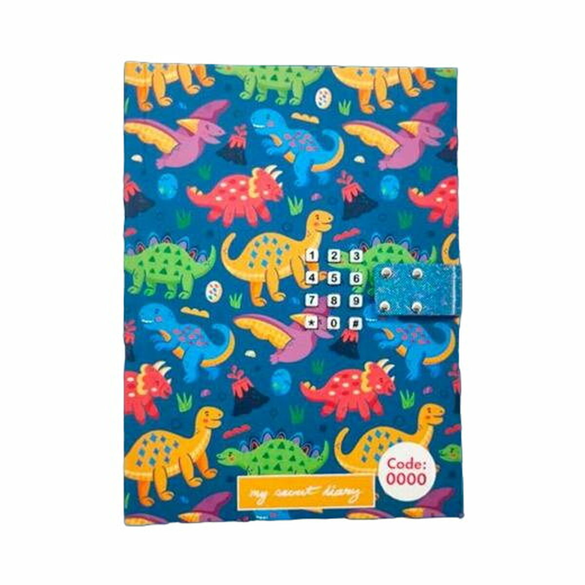 Diary with secret code Roymart Dinos 15 x 20,5 x 3 cm - YOKE FINDS 🇮🇪 IE 