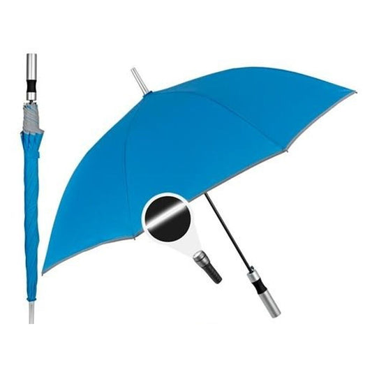 Umbrella Perletti 23" With trim Reflective Blue Polyester 103 cm - Yokefinds Ireland