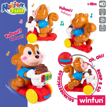 Musical Toy Winfun Squirrel 24,5 x 27,5 x 14 cm (4 Units) - YOKE FINDS 🇮🇪 IE 