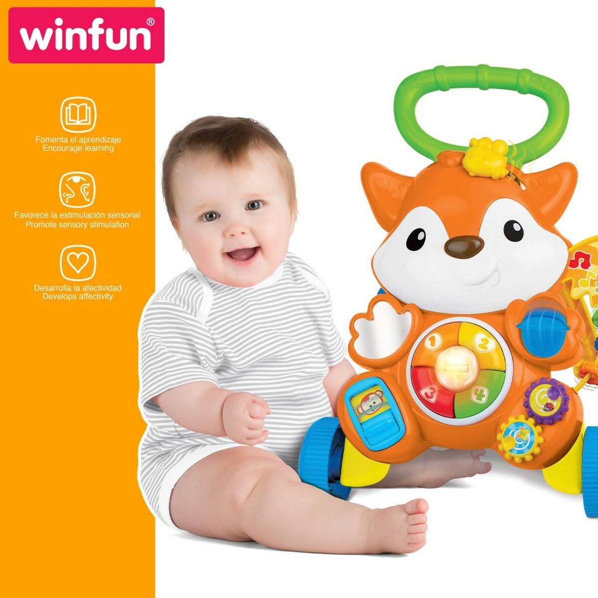 Tricycle Winfun Fox 41 x 46 x 46 cm (2 Units) - Yokefinds Ireland