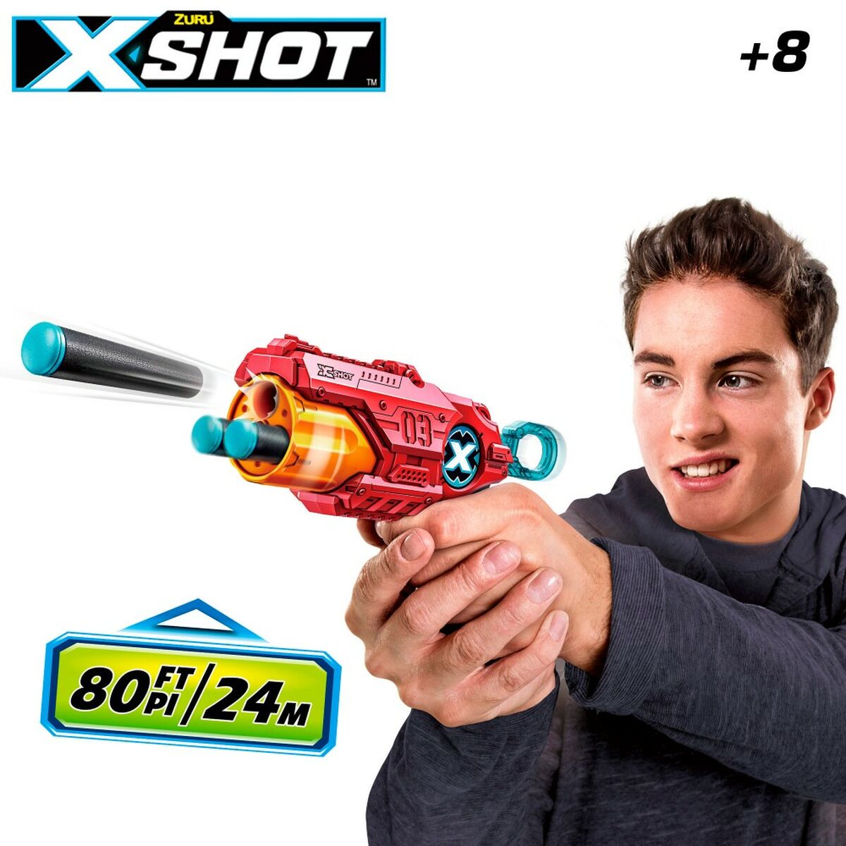 Dart Gun Zuru X-Shot Excel MK3 17 x 12 x 4,5 cm 6 Units